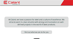 Desktop Screenshot of calant.com