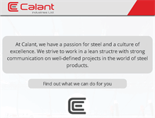 Tablet Screenshot of calant.com